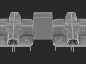 herman miller workstation public 8 3D Model
