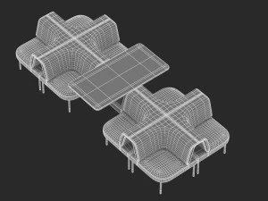 herman miller workstation public 8 3D Model