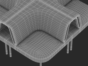 herman miller workstation public 8 3D Model