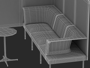 herman miller workstation public 7 model Model 3D