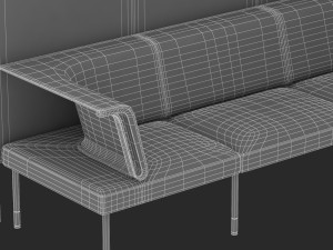 herman miller workstation public 7 model Model 3D