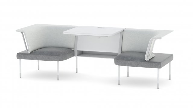 herman miller workstation public 6 3D Model .c4d .max .obj .3ds .fbx .stl .blend 