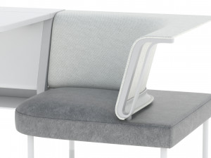 herman miller workstation public 6 3D Model