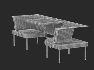 Esta&ccedil;&atilde;o de trabalho Herman Miller p&uacute;blica 6 Modelo 3D