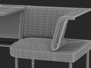 herman miller workstation public 6 3D Model