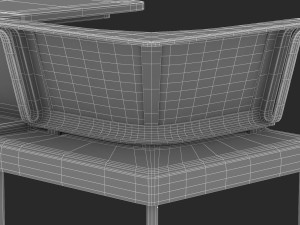 herman miller workstation public 6 3D Model