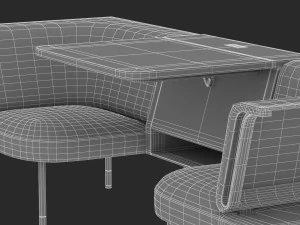 Esta&ccedil;&atilde;o de trabalho Herman Miller p&uacute;blica 6 Modelo 3D
