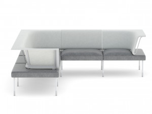 herman miller workstation public 4 3D Модель