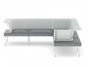 herman miller workstation public 4 3D Модель