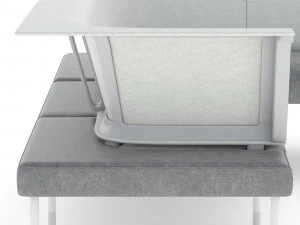 herman miller workstation public 4 3D Model