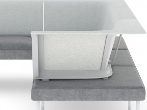 herman miller workstation public 4 3D Модель