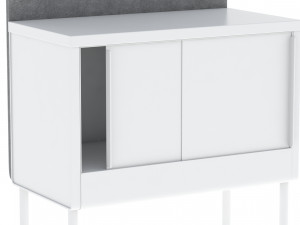 herman miller workstation public 5 Modelo 3D