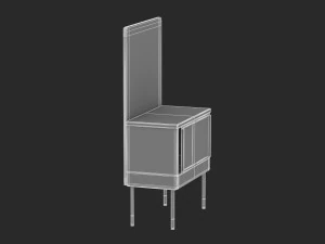 herman miller workstation public 5 3D Model
