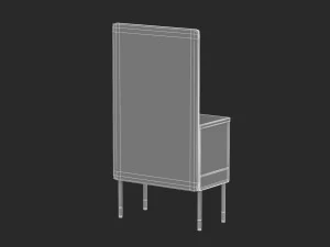 herman miller workstation public 5 3D Model