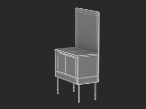 herman miller workstation public 5 3D Model