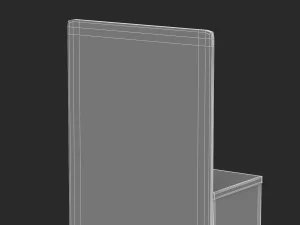 herman miller workstation public 5 3D Model