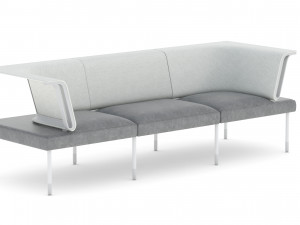 herman miller workstation public 3 Modello 3D