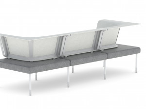 herman miller workstation public 3 Modello 3D