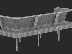 herman miller workstation public 3 Modello 3D