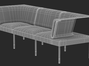 herman miller workstation public 3 Modello 3D