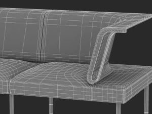 herman miller workstation public 3 3D Model
