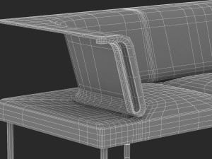 herman miller workstation public 3 Modello 3D