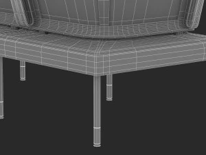 herman miller workstation public 3 3D Model