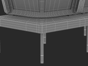 herman miller workstation public 3 3D Model