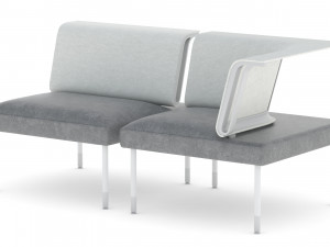 herman miller workstation public 2 3Dモデル