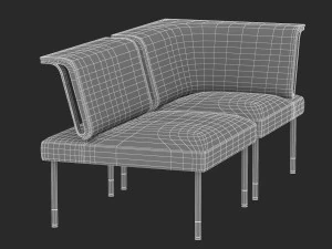 herman miller workstation public 2 3D Model