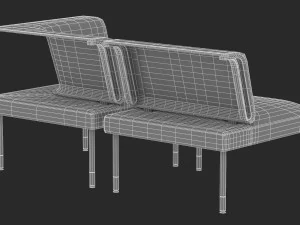 herman miller workstation public 2 3D Model