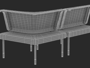 herman miller workstation public 2 3D Model