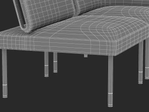 herman miller workstation public 2 3D Model