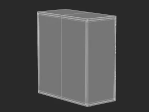 herman miller paragraph storage cabinet 14 3D Model