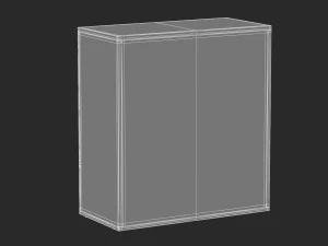 herman miller paragraph storage cabinet 14 3D Model