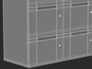 herman miller paragraph storage cabinet 14 3D Model