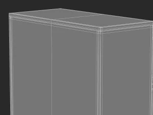 herman miller paragraph storage cabinet 14 3D Model