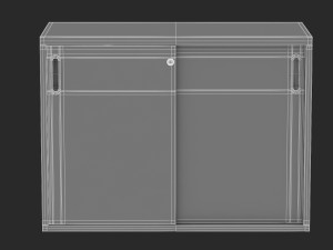 herman miller paragraph storage cabinet 12 3D Model