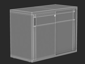 herman miller paragraph storage cabinet 12 3D Model