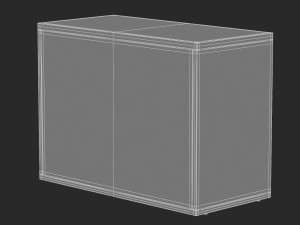 herman miller paragraph storage cabinet 12 3D Model