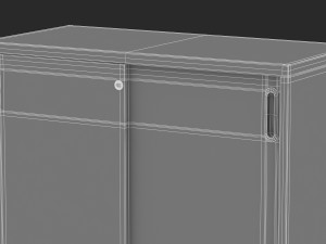 herman miller paragraph storage cabinet 12 3D Model