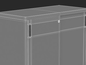 herman miller paragraph storage cabinet 12 3D Model