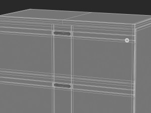 herman miller paragraph storage cabinet 11 3D Model