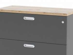 herman miller paragraph storage cabinet 11 3D Model