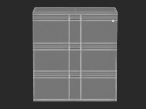 herman miller paragraph storage cabinet 11 3D Model