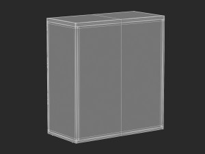 herman miller paragraph storage cabinet 11 3D Model