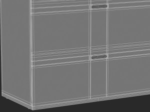herman miller paragraph storage cabinet 11 3D Model