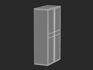 herman miller paragraph storage cabinet 10 3D Model
