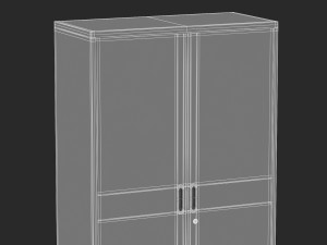 herman miller paragraph storage cabinet 10 3D Model