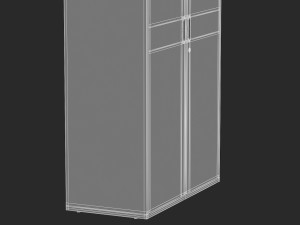 herman miller paragraph storage cabinet 10 3D Model